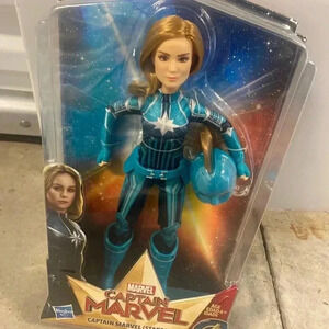 Captain Marvel Starforce Doll Action Figure by Hasbro New 12 inches